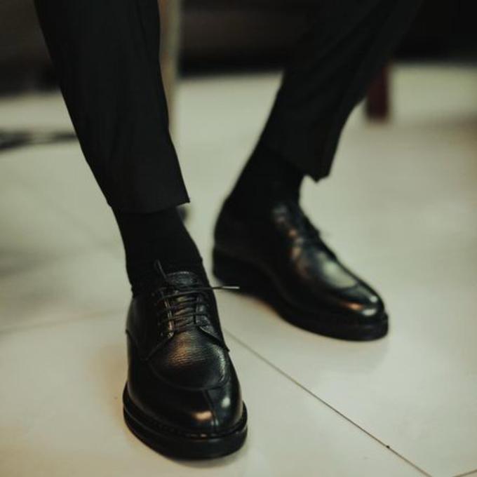 Babti Chaussure Medical En Cuir Noir Pour Les Hommes