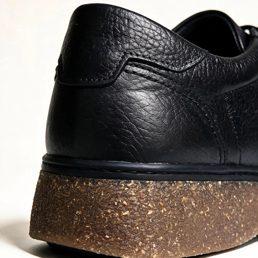 Derby Mocassin En Cuir