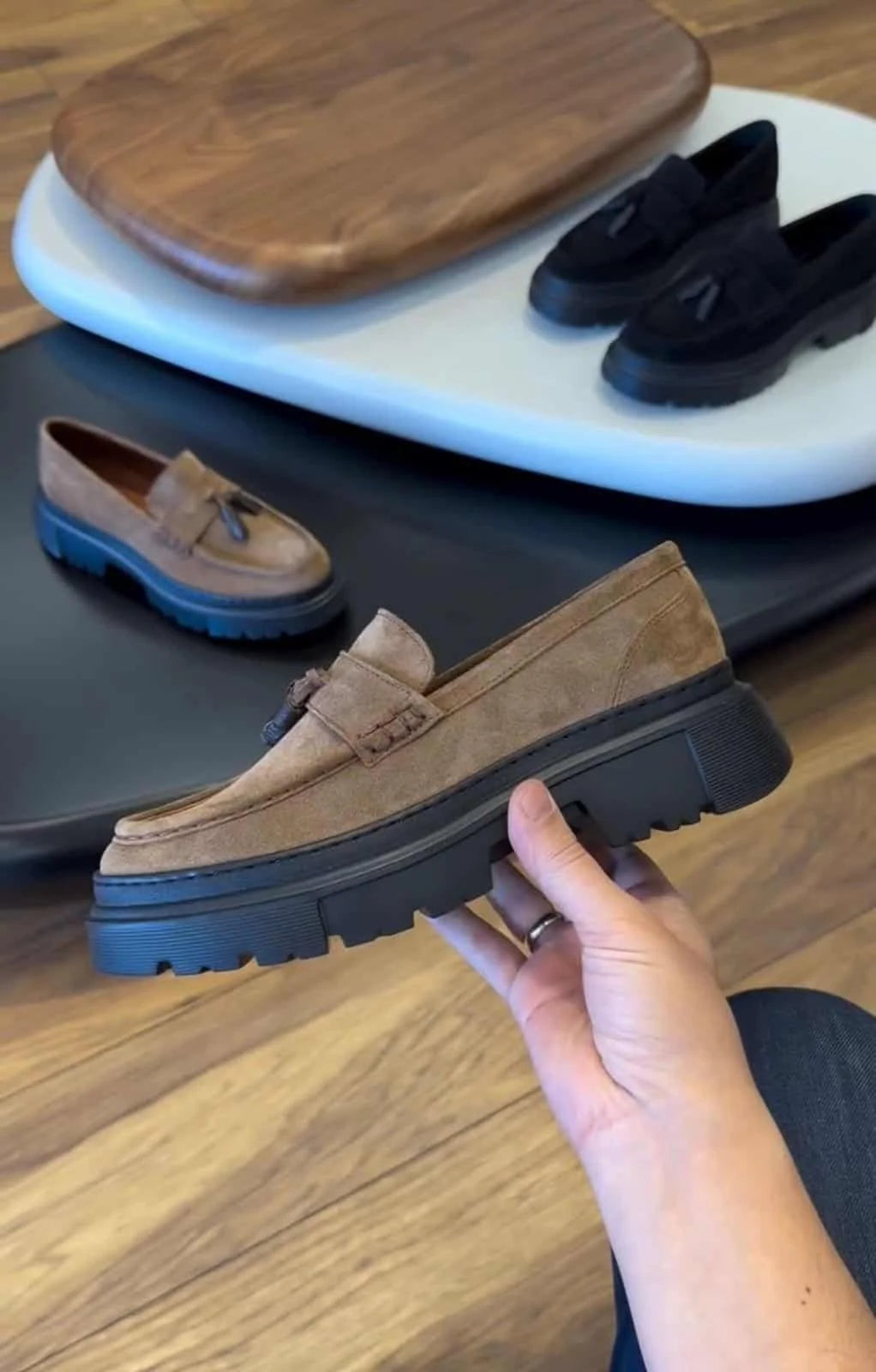 Chaussure New 10 Daim