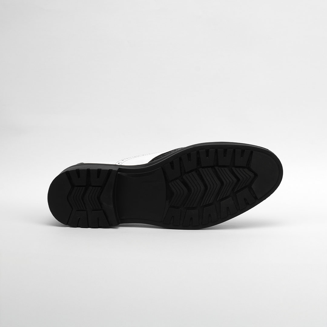 Richelieu Brogues Noir & Blanc