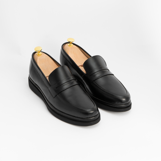Chaussure de Luxe Tres Confortable 100% Cuir Noir