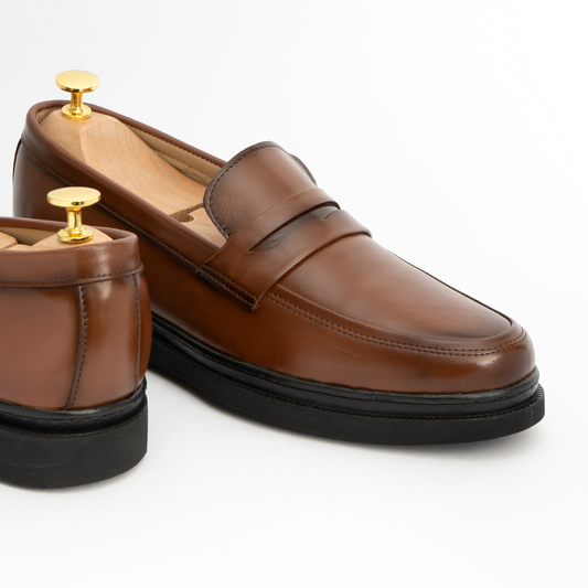 Chaussure de Luxe Tres Confortable 100% Cuir Marron